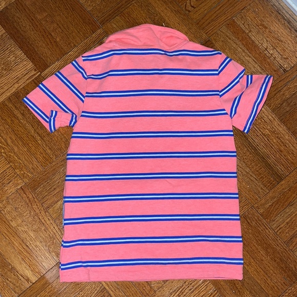 Airplane Appliqué stripe polo shirt 5T I’m not sure if you call this pink or not - Picture 6 of 6